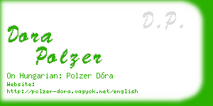 dora polzer business card